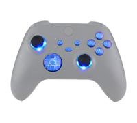 eXtremeRate Multicolori Tasti Luminosi Ricambio per Xbox Series X S Controller,Dpad Analogici Pulsanti DTF V2 LED Kit per Xbox Series X S Joystick Model 1914(Senza Controller)-Camaleonte Viola Blu