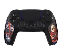 eXtremeRate PlayVital Grip Adesivo per ps5 Controller Joystick, Skin Gomma Antiscivolo per Impugnature Maniglia-Fantasma di Samurai