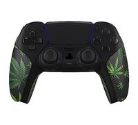 eXtremeRate PlayVital Grip Adesivo per ps5 Controller Joystick, Skin Gomma Antiscivolo per Impugnature Maniglia-Erbe Verdi