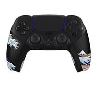 eXtremeRate PlayVital Grip Adesivo per ps5 Controller Joystick, Skin Gomma Antiscivolo per Impugnature Maniglia-Grande Onda