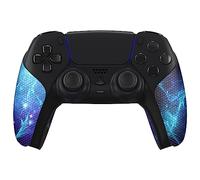 eXtremeRate PlayVital Grip Adesivo per ps5 Controller Joystick, Skin Gomma Antiscivolo per Impugnature Maniglia-Nebulosa Blu