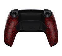 eXtremeRate RISE 2.0 Remap Kit Programmabile per ps5 controller BDM-010/020,Tasti Aggiuntivi Palette Back Button Cover Posteriore per ps5 Joystick BDM-010/020-Rosso Antiscivolo