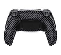 eXtremeRate RISE 2.0 Remap Kit Programmabile per ps5 controller BDM-010/020,Tasti Aggiuntivi Palette Back Button Cover Posteriore per ps5 Joystick BDM-010/020-Fibra di Carbonio Grafite