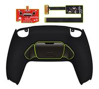 eXtremeRate RISE2.0 Remap Kit Programmabile Metallo per ps5 Controller BDM-010/020,Tasti Posteriori Palette Metallo Cover Back Button per ps5 Joystick(BDM-010/020)-Nero