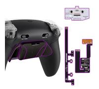 eXtremeRate RISE4 Plus MAX RMB Tasti Aggiuntivi per ps5 Controller BDM-030/040/050,Palette Posteriori Metallo Clicky Trigger Stop Back Button per ps5 Joystick-Senza Controller-Nero