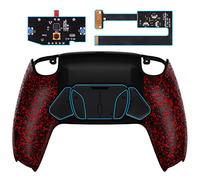 eXtremeRate Rise4 Remap Kit Programmabile per ps5 Controller BDM-010/020,4 Palette Tasti Aggiuntivi Back Button & Cover Posteriore per ps5 Joystick-Rosso Antiscivolo