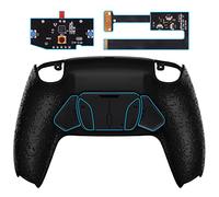 eXtremeRate Rise4 Remap Kit Programmabile per ps5 Controller BDM-010/020,4 Palette Tasti Aggiuntivi Back Button & Cover Posteriore per ps5 Joystick-Nero Antiscivolo
