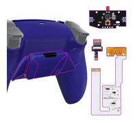 eXtremeRate Rise4 V3 Remap Kit per ps5 Controller Joystick,4 Palette Tasti Posteriori Back Button Paddles Cover Grip Gommato per ps5 Joypad BDM-030/040/050-Senza Controller-Cobalt Blue