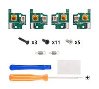 eXtremeRate Scheda Interruttori Ricambio Kit per ps5 Edge Controller Back Paddles, Pezzi di Riparazione Migliorati Riprogettati per Tasti LB RB - Senza Palette Posteriori