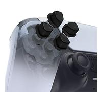 eXtremeRate Tasti D-Pad Divisi per ps5/Edge Controller, Pulsanti Direzionali Dpad Indipendenti Ergonomici per ps4 Joystick JDM-040/050/055, Nero