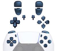 eXtremeRate Tasti Kit per ps5 Controller BDM-030/040/050,D-pad Pulsanti Trigger R1 L1 Grilletti R2 L2 Share Option Ricambio per ps5 Joystick BDM 030 040 050-Blu Regale
