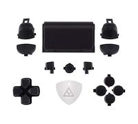 eXtremeRate Tasti Ricambio per ps4 PRO Slim Controller Trigger R1 L1 R2 L2 D-Pad Touchpad Pulsante Ricambio per ps4 Joystick-Nero(CUH-ZCT2)