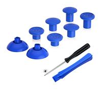 eXtremeRate ThumbsGear Levette Analogiche per ps4&per ps5 Controller Analogici Stick Ergonomico Intercambiabile per ps4 Pro Slim Joystick-3 Altezze-Blu