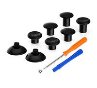 eXtremeRate ThumbsGear Levette Analogiche per Xbox Series X&S Controller,Analogici Stick Ergonomico Intercambiabile per Xbox One Elite/S/X/Standard Joystick-3 Altezze(Nero)