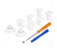 eXtremeRate ThumbsGear Levette Analogiche per Xbox Series X&S Controller,Analogici Stick Ergonomico Intercambiabile per Xbox One Elite/S/X/Standard Joystick-3 Altezze(Bianco)