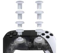 eXtremeRate ThumbsGear V3 Levette Analogiche per ps5 Controller Joystick,Analogici Intercambiabili Stick Ergonomico Ricambio per ps4 Slim PRO Joypad-4 Altezze,Convesso&Concavo-Bianco Originale