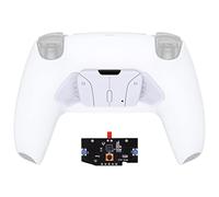 eXtremeRate Trasforma Rise in Rise4-Tasti Posteriori K1 K2 K3 K4&Scheda PCB Ricambio per ps5 Controller Rise&Rise4 Remap Kit(Non Remap Kit Completo)-Bianco Solido