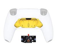 eXtremeRate Trasforma Rise in Rise4-Tasti Posteriori K1 K2 K3 K4&Scheda PCB Ricambio per ps5 Controller Rise&Rise4 Remap Kit(Non Remap Kit Completo)-Oro Cromo
