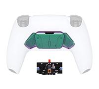 eXtremeRate Trasforma Rise in Rise4-Tasti Posteriori K1 K2 K3 K4&Scheda PCB Ricambio per ps5 Controller Rise&Rise4 Remap Kit(Non Remap Kit Completo)-Camaleonte Verde Viola
