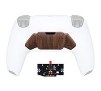 eXtremeRate Trasforma Rise in Rise4-Tasti Posteriori K1 K2 K3 K4&Scheda PCB Ricambio per ps5 Controller Rise&Rise4 Remap Kit(Non Remap Kit Completo)-Venatura del Legno