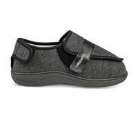 EXTRO STYLE - Scarpe Ortopediche Donna e Uomo Tecnica 3A Spig - per Fasi Post Operatorie, Cute Fragile - Antibatteriche e Ipoallergeniche - Antiscivolo e Plantari Estraibili - (Nero, 47/48)