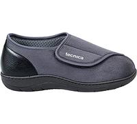 EXTRO STYLE - Scarpe Ortopediche Tecnica 3T, per Piedi Sensibili e Dolori Articolari, Scarpe Antiscivolo Donna e Uomo con Tomaia in Microfibra e Pianta Larga, Plantare Estraibile, Grigio, Taglia 42