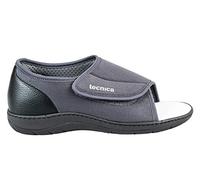 EXTRO STYLE - Scarpe Ortopediche Tecnica 4T, per Piedi Fasciati e Lunghe Guarigioni, Scarpe Antiscivolo Donna e Uomo con Tomaia in Microfibra e Pianta Larga, Plantare Estraibile, Grigio, Taglia 37