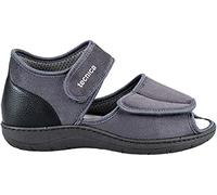 EXTRO STYLE Tecnica 5, Linea Anziani, Microfibra, Ciabatta Ortopedica Made in Italy per Piede Fasciato, Chiusura a Strappo, Scarpe Ortopediche, Dispositivo Medico Classe 1 (Taglia 42)