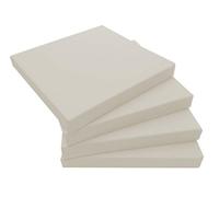 EXTROITALY - Set Cuscini da Esterno 4 Pezzi, Cuscini per Sedie da Giardino Idrorepellente Made in Italy, Ideali per Poltrone e Divanetti, Imbottitura di 5 cm in Poliuretano Indeformabile (50x50)