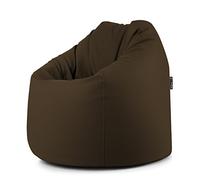 extroitaly TERA - Pouf Poltrona (78x78cm, H.93) per Sedersi in Ecopelle con Cuciture Rinforzate, Poltroncine da Salotto e Giardino Adatte per Interno ed Esterno, Antimacchia e Idrorepellente