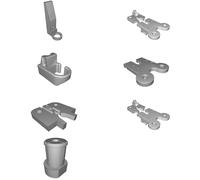 Extruder Bracket Set for Replicator - Reinforced with Cable Management