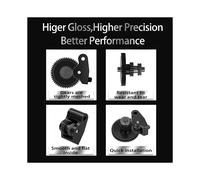 Extruder Gear Kit for Centauri Wear Resistant High Proformence SKD11 Material Gear for Centauri Carbon 3 Pcs