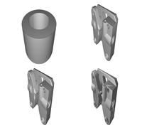Extruder Lid for Bondtech BMG with Dual Bowden Fitting Support