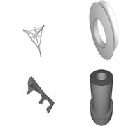 Extruder Mount Compatible with FLSun QQ-S Pro 3D Printer Dream-Catcher Design