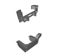 Extruder Mount for Folger Tech i3 2020 El Scorpion - Dual Cooling Direct Drive