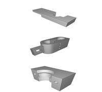 Extruder Mount for J-Head Hotend - Compatible with RepRap Wallace 3D Printer