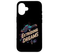 Extruding Dreams 3D Printer Maker Hobbyist Custodia per iPhone 16