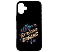Extruding Dreams 3D Printer Maker Hobbyist Custodia per iPhone 16 Plus