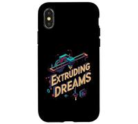Extruding Dreams 3D Printer Maker Hobbyist Custodia per iPhone X/XS