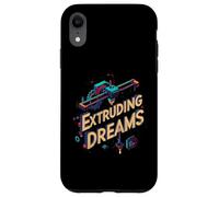 Extruding Dreams 3D Printer Maker Hobbyist Custodia per iPhone XR
