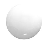 EXTRUMOL - Globo Lampione da Esterno - Illuminazione Pubblica - Illuminazione Esterna - Policarbonato Bianco - Dimensioni: Ø 25 cm - Apertura: 10,5 cm