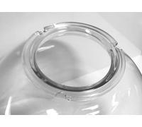 EXTRUMOL - Globo Lampione da Esterno - Illuminazione Pubblica - Policarbonato Incolore - Dimensioni: Ø 30 cm - Impugnatura a Baionetta: 13,9 cm