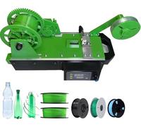 Extrusore per Stampa 3D, Produttore di Filamento PET Riciclato, Risparmia 90% dei Costi, Silenzioso (Green)