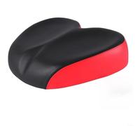 EXTRWORY 1 cuscino senza naso per sella della bicicletta, realizzato in morbido silicone e spugna ad alta resilienza, per mountain bike, bici da strada, pieghevole, per sport all'aria aperta, rosso