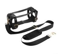 EXTRWORY 19x16x6CM Custodia da viaggio per Marshall Middleton Speaker Copertura protettiva PU Nylon Tracolla Nero Compatto Portatile Borsa da Trasporto per Pendolarismo Viaggio