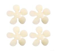 EXTRWORY 4 motori per congelatore, ali in alluminio, alette della ventola in plastica, motore di raffreddamento a condensatore, pale della ventola, supporto motore per frigorifero (plastica 200 mm)