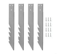EXTRWORY 4 picchetti di ancoraggio per recinzione, in legno, per altalena, set da giardino, attrezzature da gioco