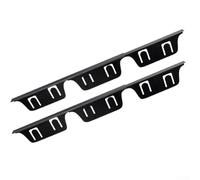 EXTRWORY 4PCS Stufa Gap Covers In Acciaio Inox Piano Cottura Contatore Riempimento Lunghezza Regolabile Nero Cucina Gamma Trim Kit Cucina Casa Cottura