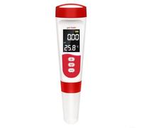 EXTRWORY 5-in-1 Digital Water Tester Ph Meter Con Guida Vocale Impermeabile Pool Salt Tester per il monitoraggio della qualità dell'acqua
