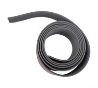 EXTRWORY Bordo per scale a forma di bullnose da 3 m, antiscivolo, impermeabile, in gomma vinilica, protezione per uso interno ed esterno (grigio, 3 m)